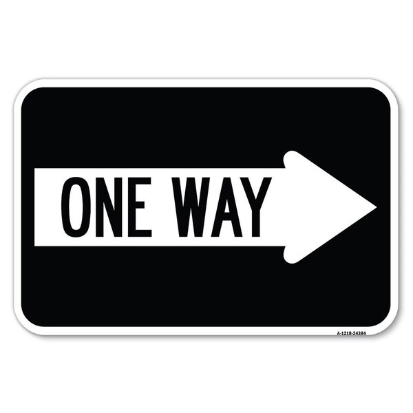 Signmission Safety Sign, 12 in Height, Aluminum, 18 in Length, 24384 A-1218-24384 - main